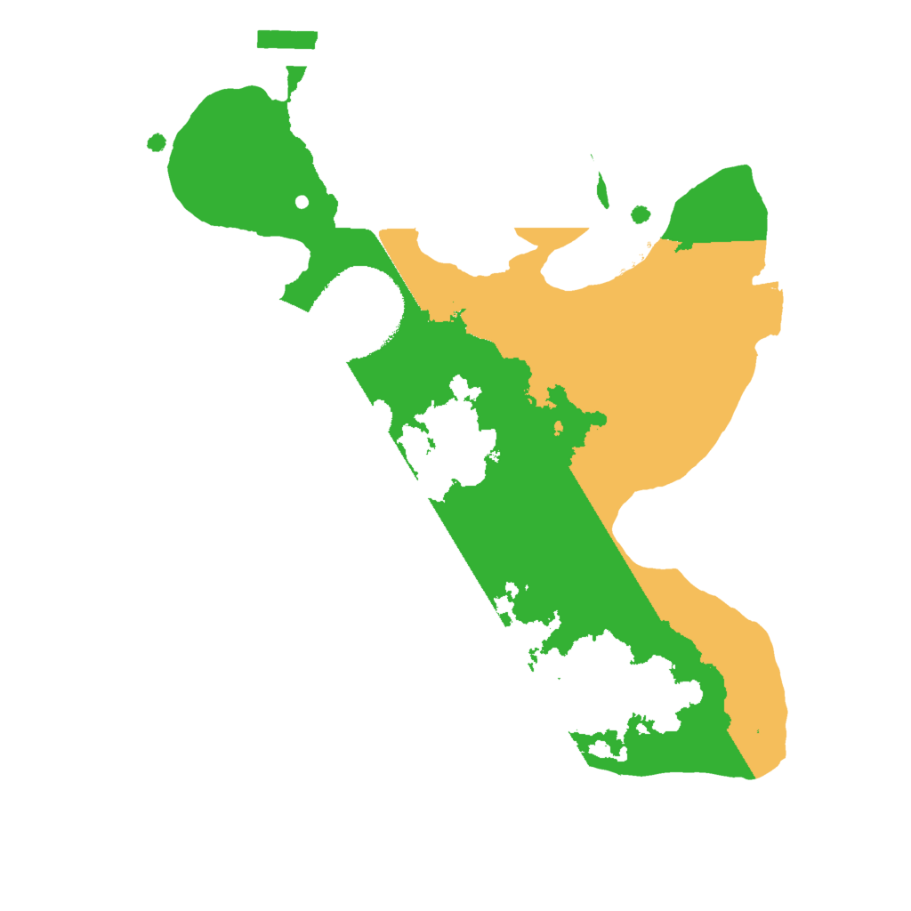 Biome Rust Map: Procedural Map, Size: 2000, Seed: 119617478