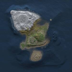 Thumbnail Rust Map: Procedural Map, Size: 1500, Seed: 785225918, 4 Monuments