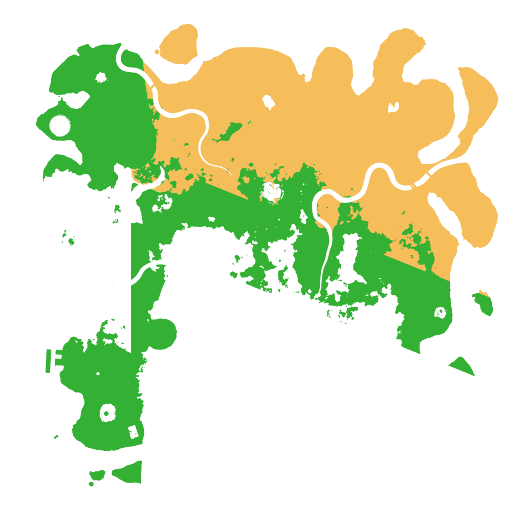 Biome Rust Map: Procedural Map, Size: 4500, Seed: 169140190