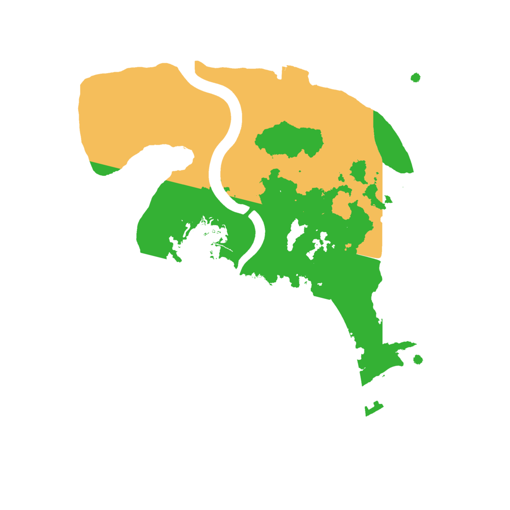 Biome Rust Map: Procedural Map, Size: 2200, Seed: 745767136