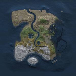 Thumbnail Rust Map: Procedural Map, Size: 2200, Seed: 745767136, 7 Monuments