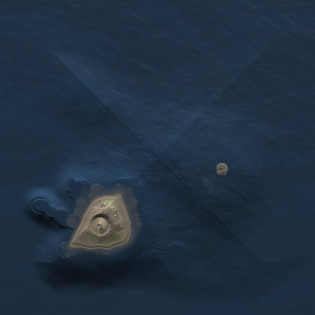 Rust Map: Procedural Map, Size: 1000, Seed: 105064202, 1 Monuments