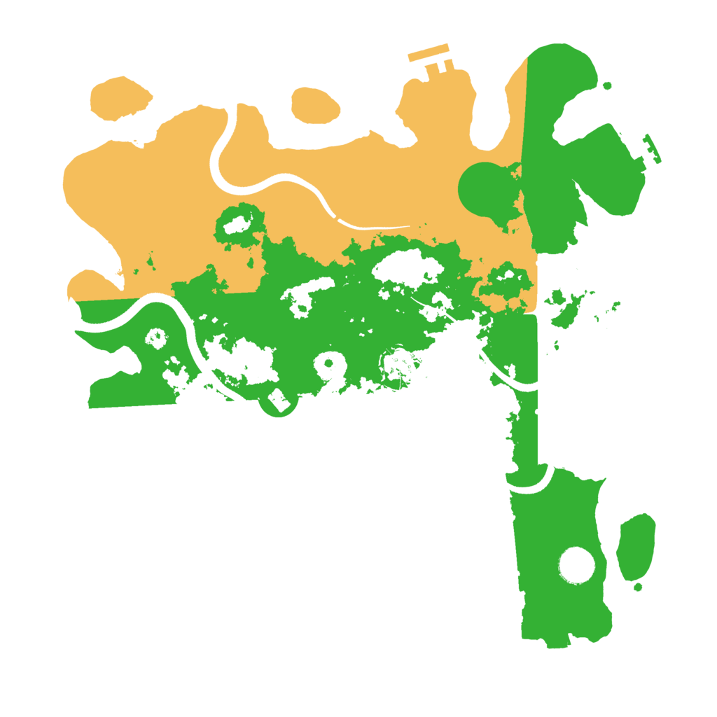 Biome Rust Map: Procedural Map, Size: 3500, Seed: 1524682311