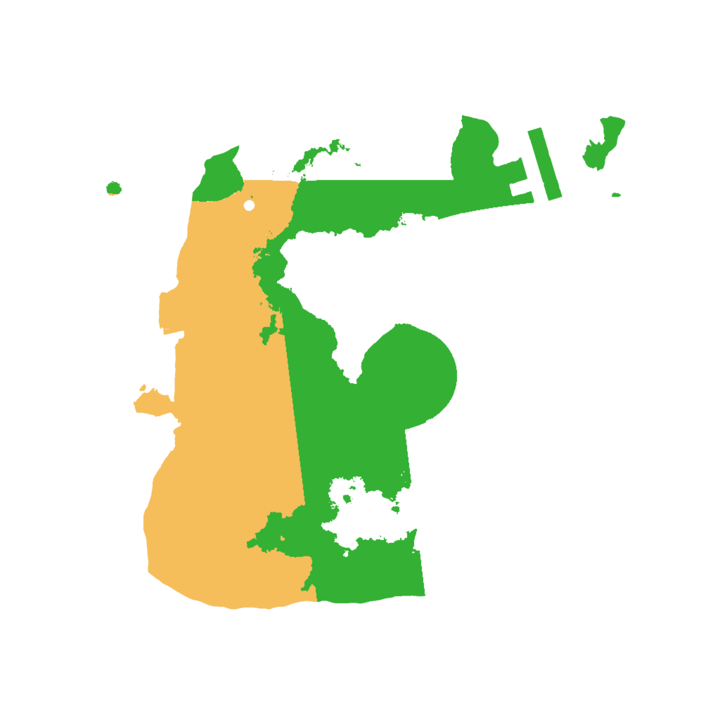 Biome Rust Map: Procedural Map, Size: 2001, Seed: 13088