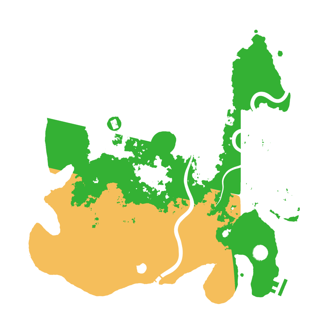 Biome Rust Map: Procedural Map, Size: 3700, Seed: 1636336730