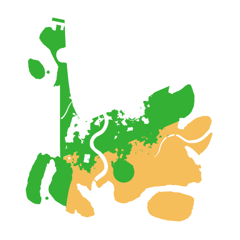 Biome Rust Map: Procedural Map, Size: 3000, Seed: 281526047