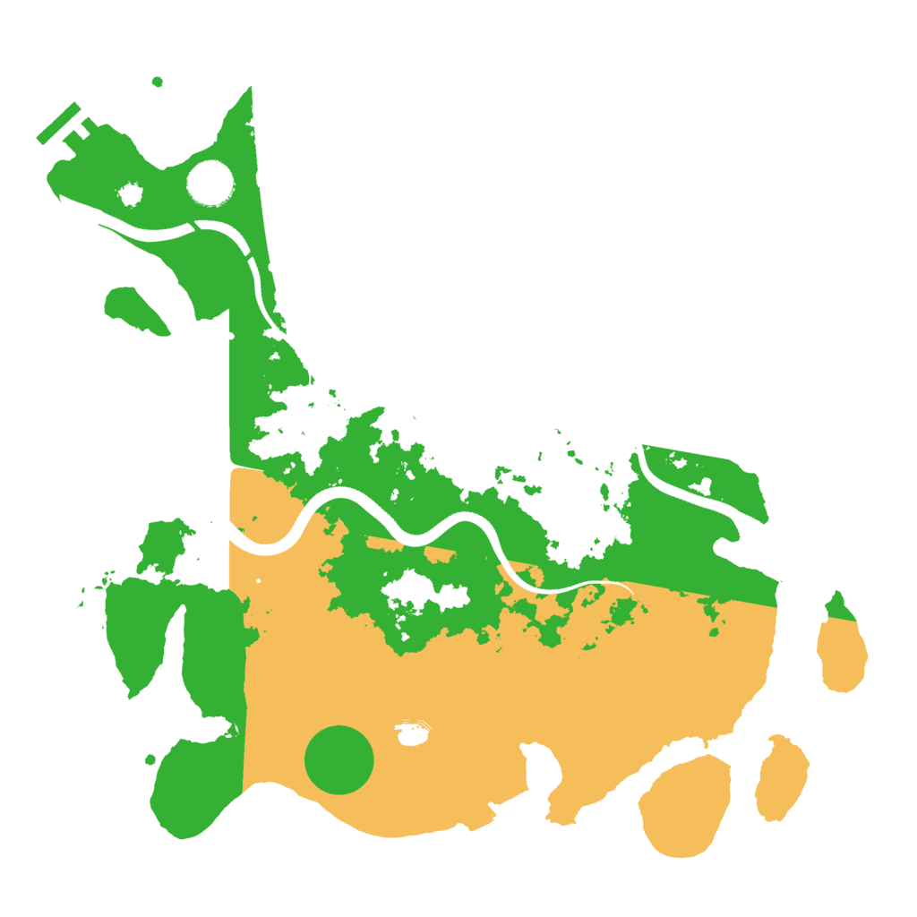 Biome Rust Map: Procedural Map, Size: 3500, Seed: 1633980803