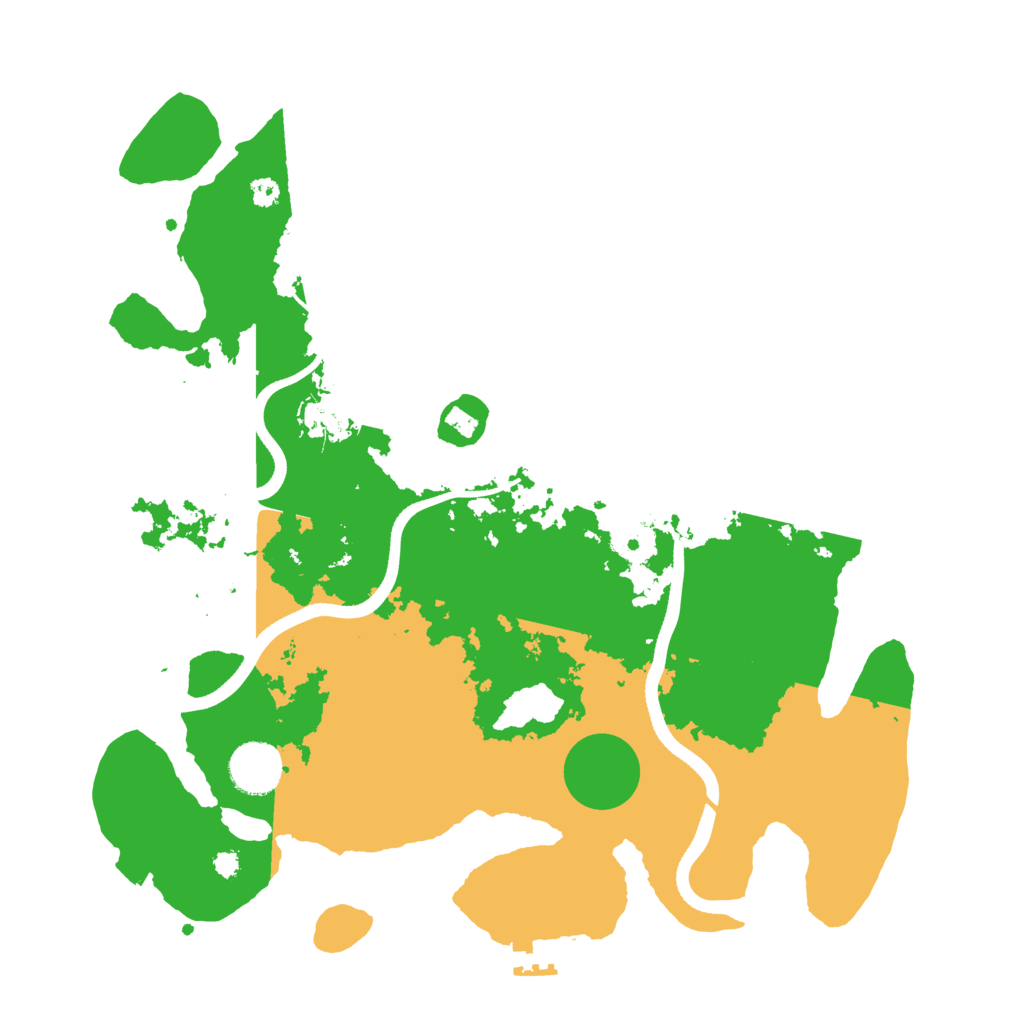 Biome Rust Map: Procedural Map, Size: 3550, Seed: 858664416