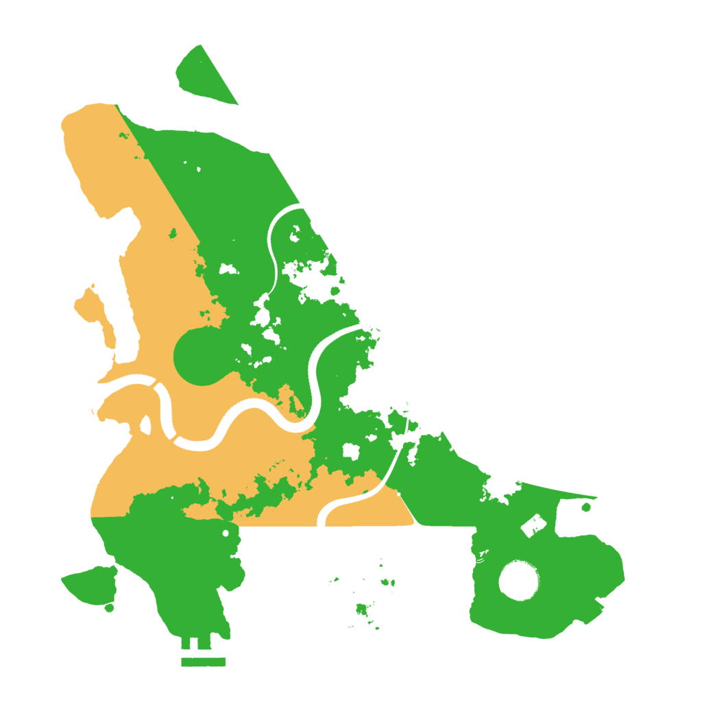 Biome Rust Map: Procedural Map, Size: 3200, Seed: 859347