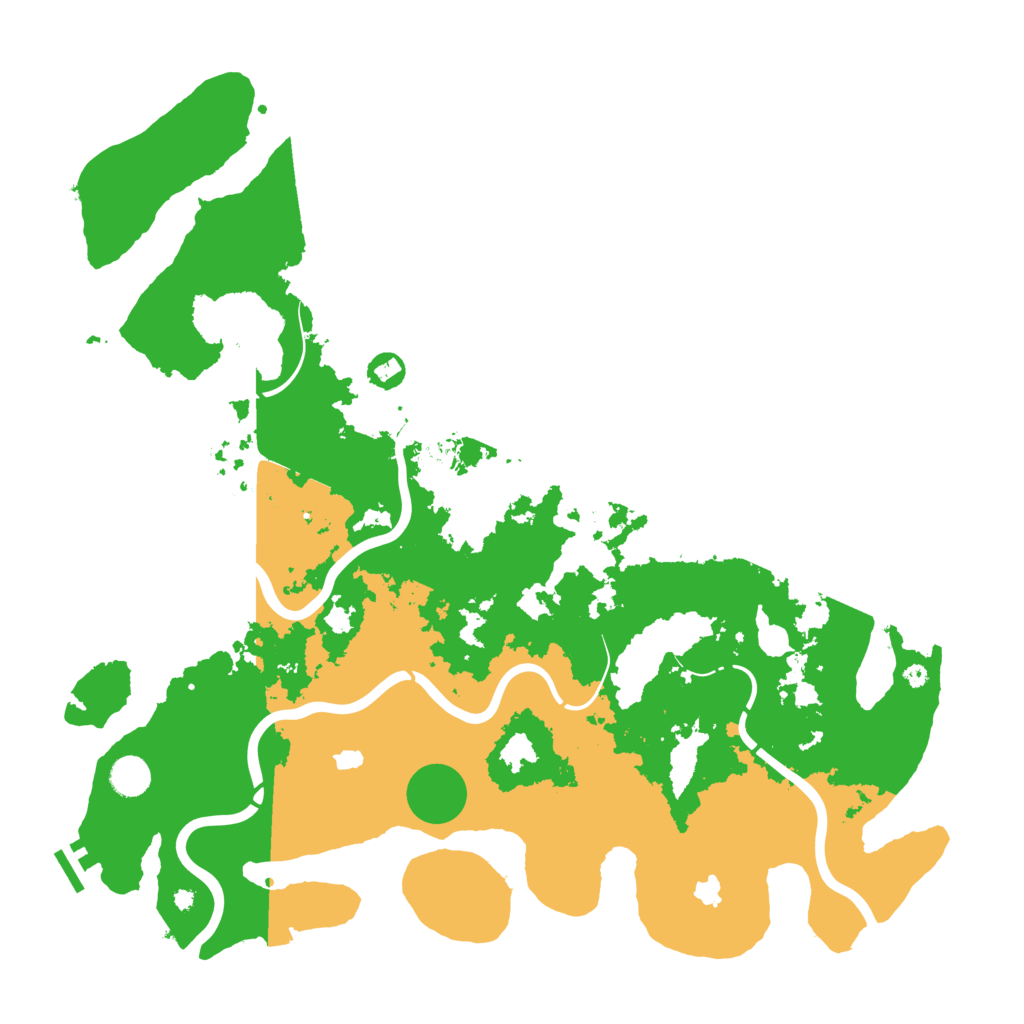 Biome Rust Map: Procedural Map, Size: 4500, Seed: 185828876