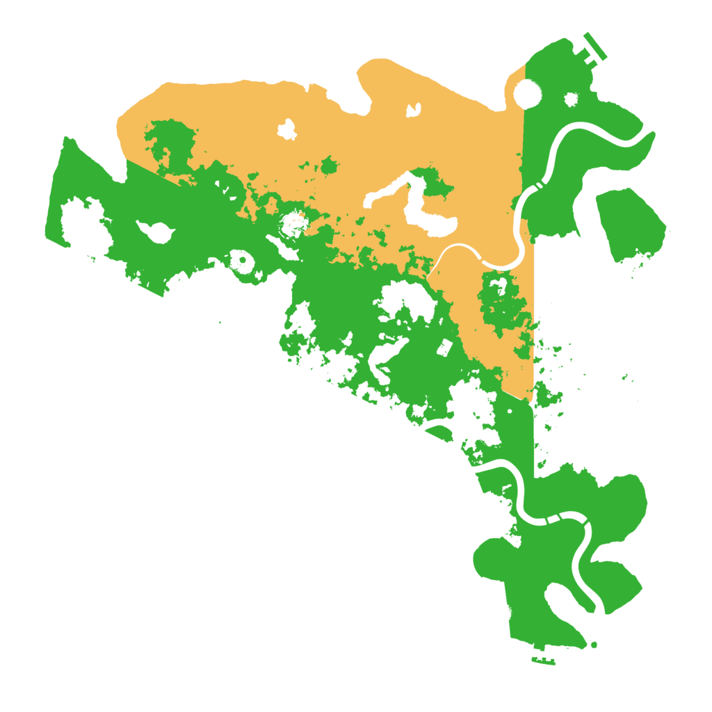 Biome Rust Map: Procedural Map, Size: 4500, Seed: 41848