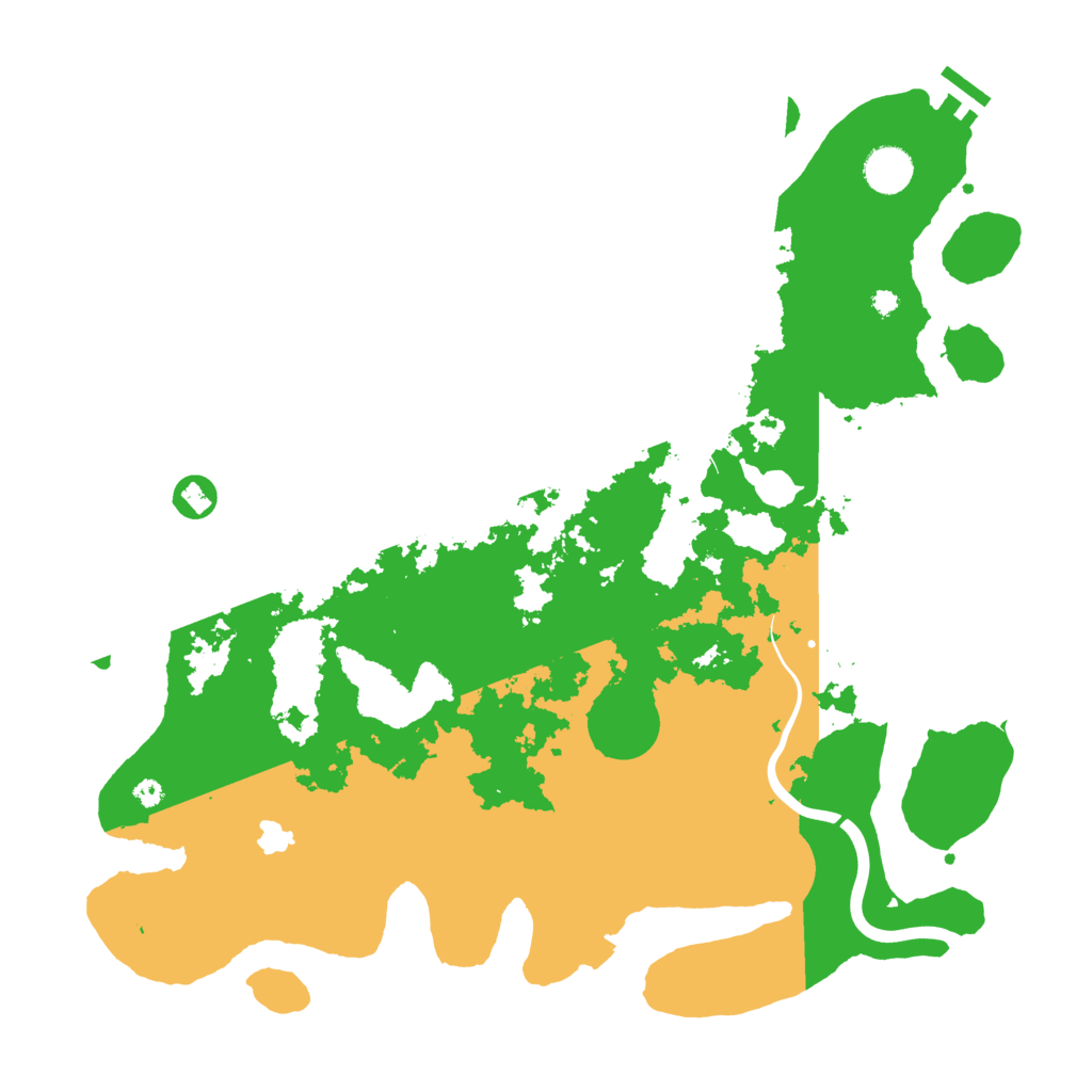 Biome Rust Map: Procedural Map, Size: 4000, Seed: 1465416214