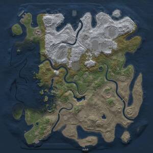 Thumbnail Rust Map: Procedural Map, Size: 4250, Seed: 1509021735, 15 Monuments