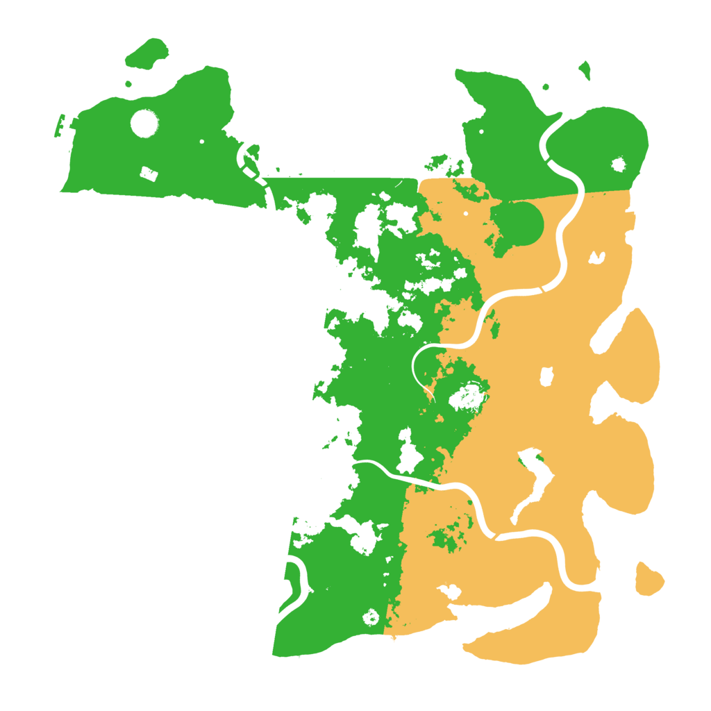 Biome Rust Map: Procedural Map, Size: 4500, Seed: 88810262