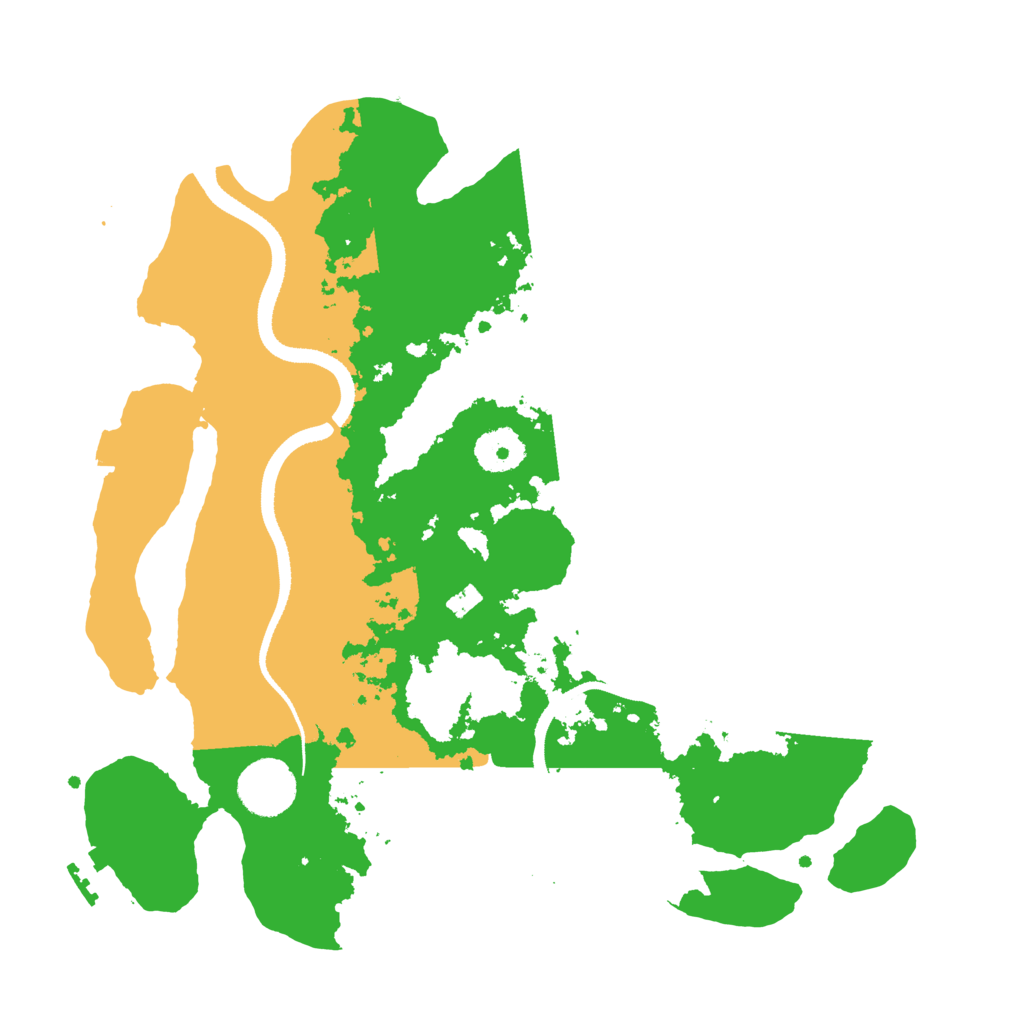 Biome Rust Map: Procedural Map, Size: 3300, Seed: 81655639