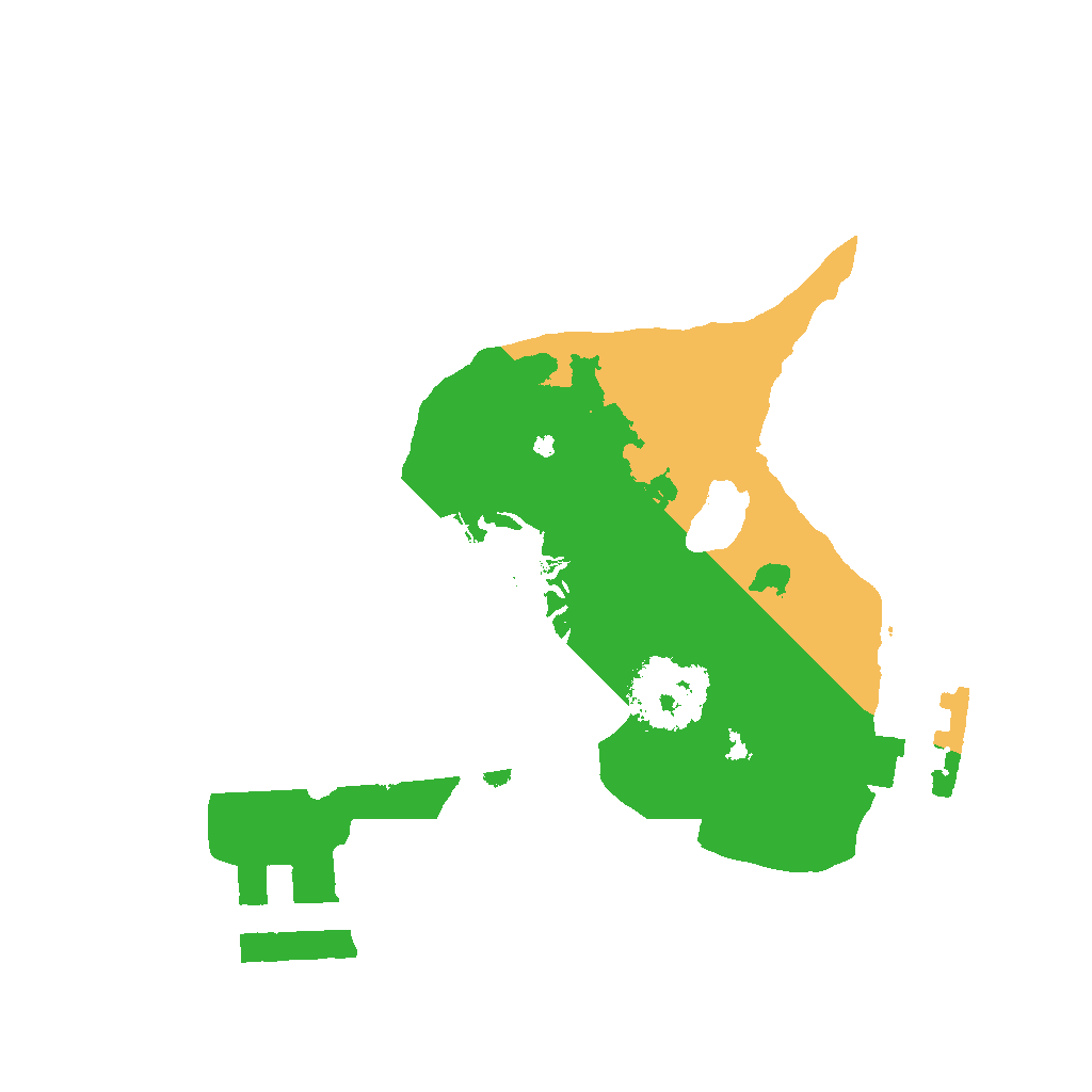 Biome Rust Map: Procedural Map, Size: 1500, Seed: 422371987