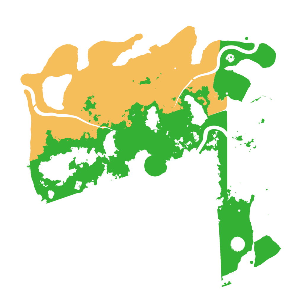 Biome Rust Map: Procedural Map, Size: 3750, Seed: 1079097426