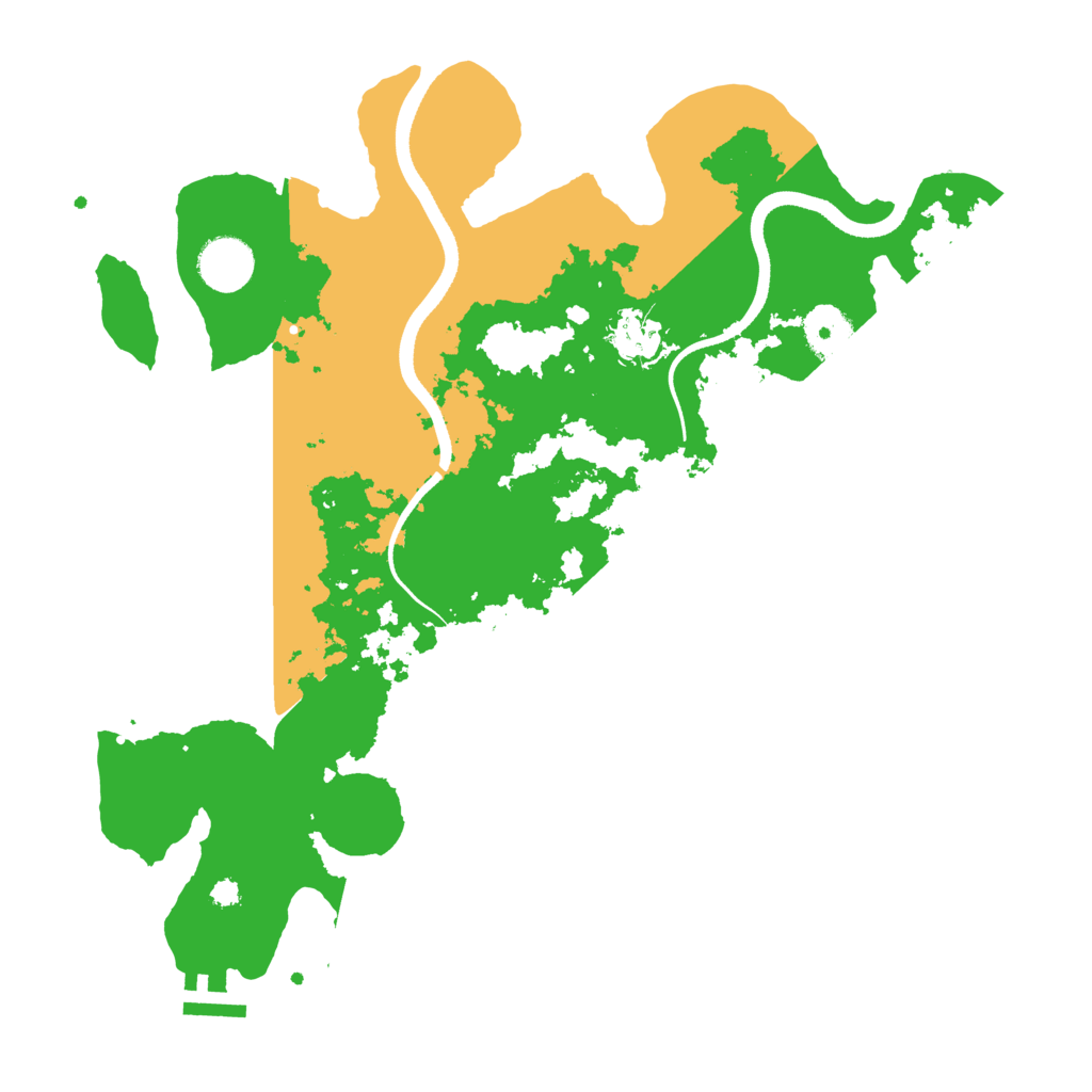 Biome Rust Map: Procedural Map, Size: 3500, Seed: 201823626