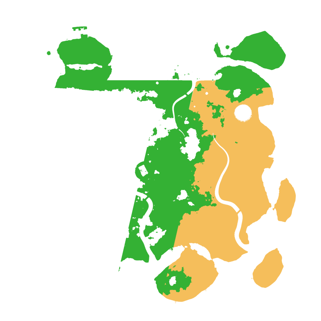 Biome Rust Map: Procedural Map, Size: 3333, Seed: 1597963589