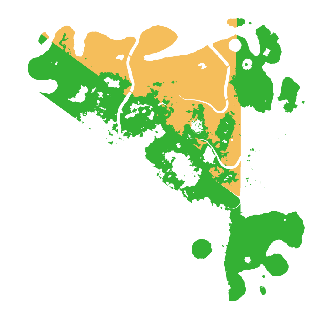 Biome Rust Map: Procedural Map, Size: 4500, Seed: 99834131