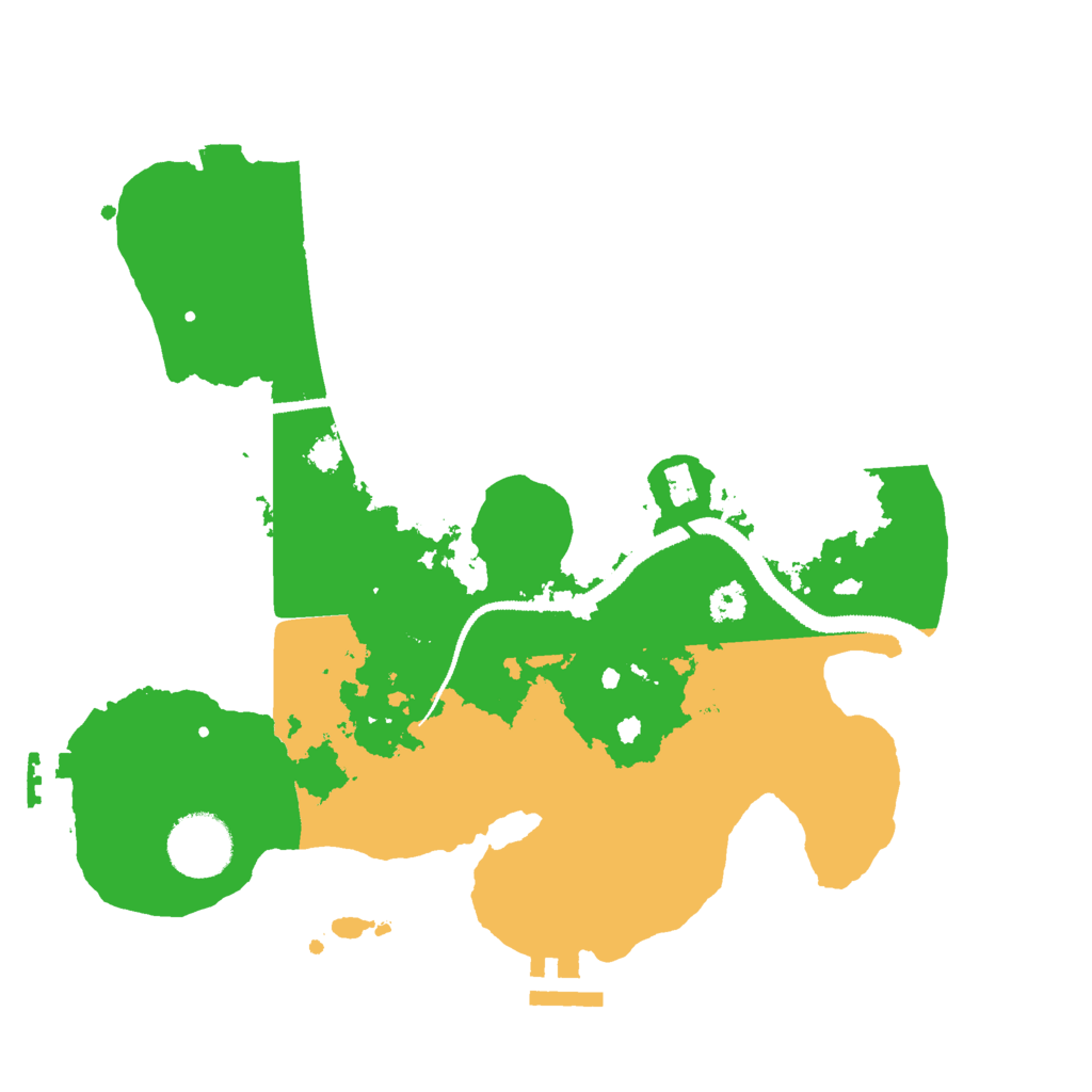 Biome Rust Map: Procedural Map, Size: 3000, Seed: 2025802775