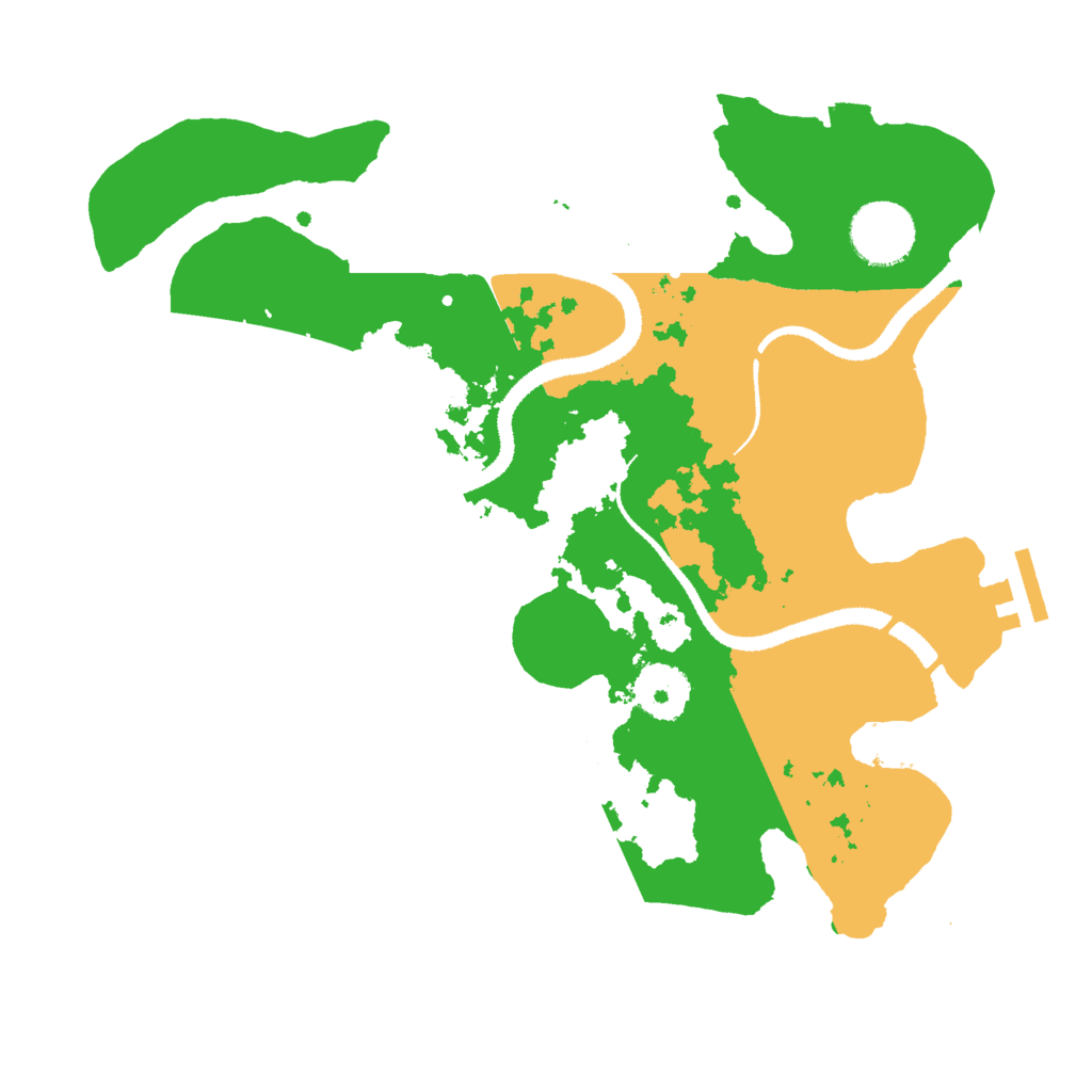 Biome Rust Map: Procedural Map, Size: 3000, Seed: 46769