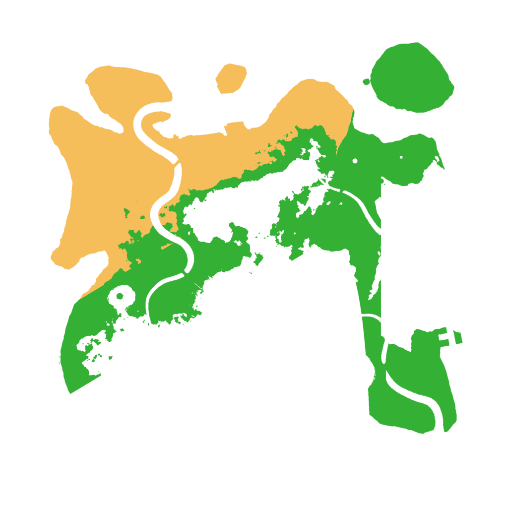 Biome Rust Map: Procedural Map, Size: 3000, Seed: 753279411