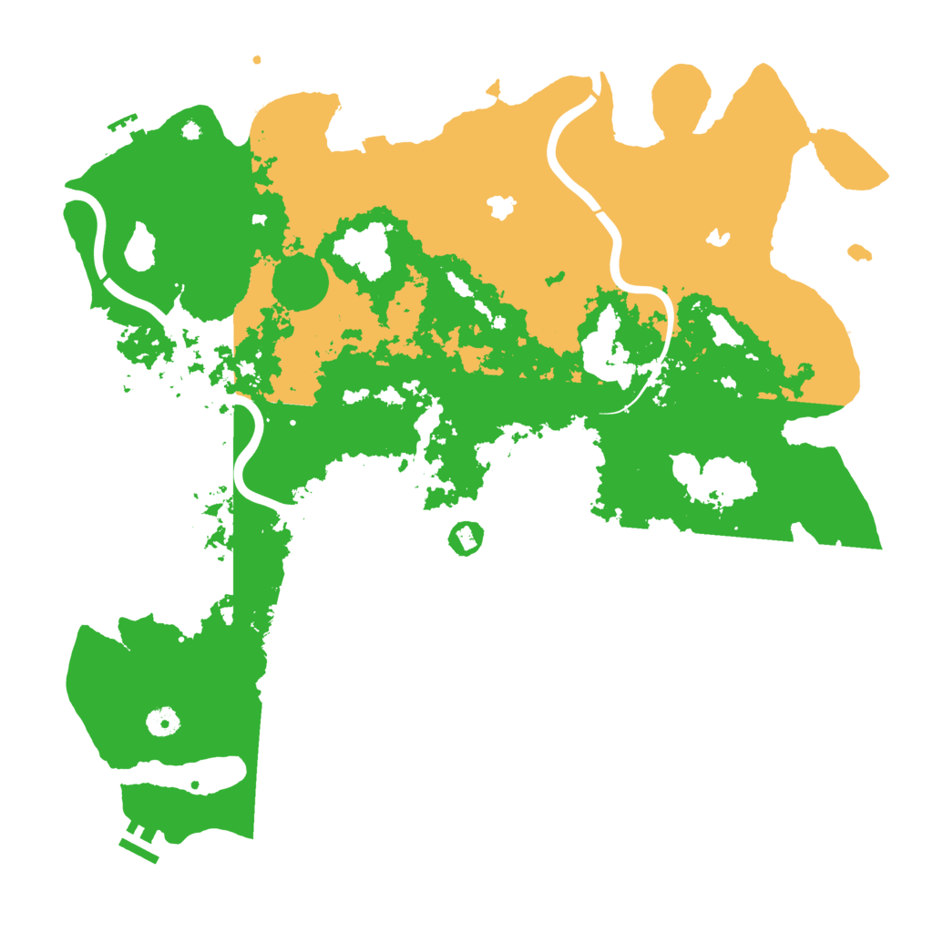 Biome Rust Map: Procedural Map, Size: 4500, Seed: 13111983
