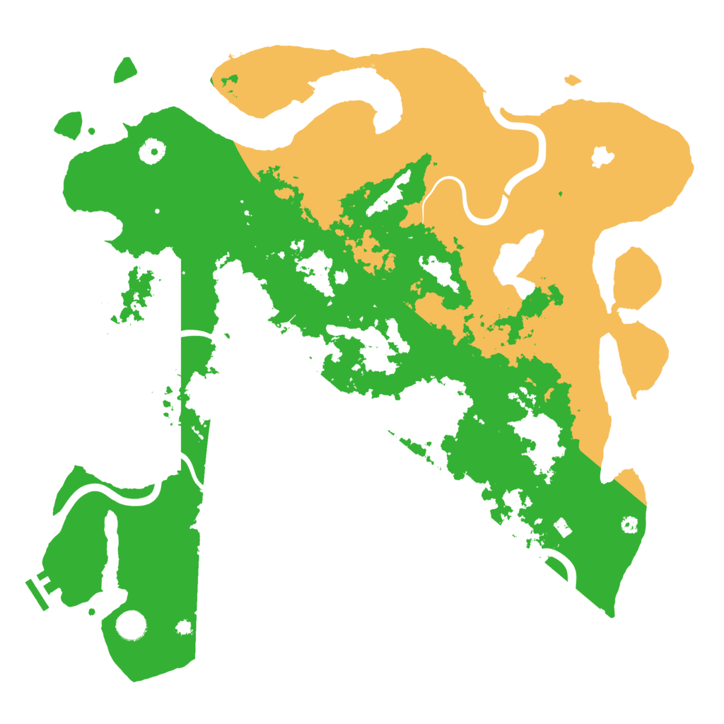 Biome Rust Map: Procedural Map, Size: 4250, Seed: 39083