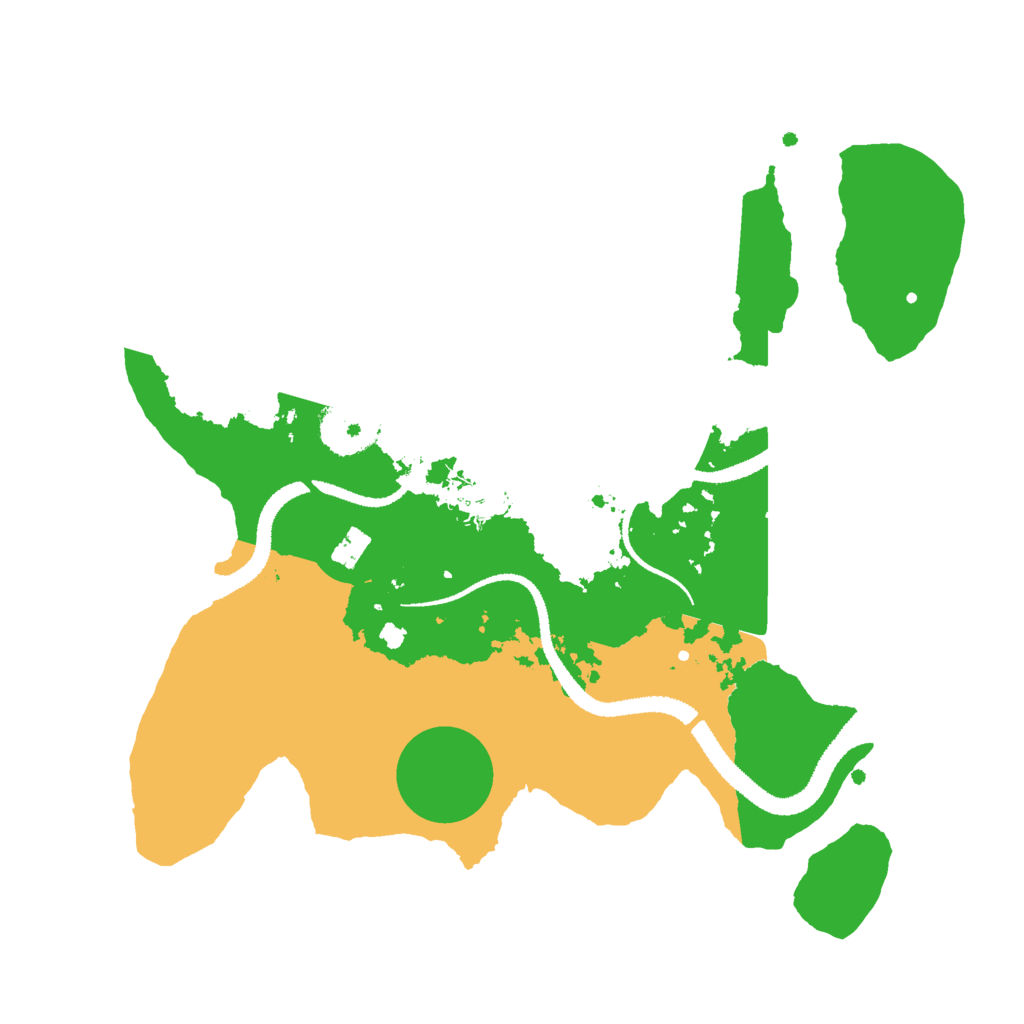 Biome Rust Map: Procedural Map, Size: 2800, Seed: 377389542