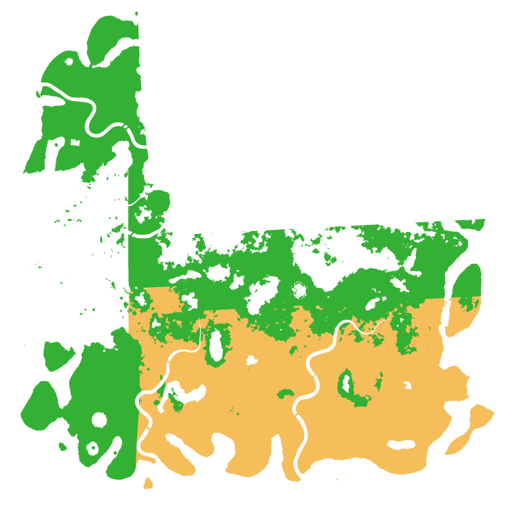 Biome Rust Map: Procedural Map, Size: 6000, Seed: 657085486