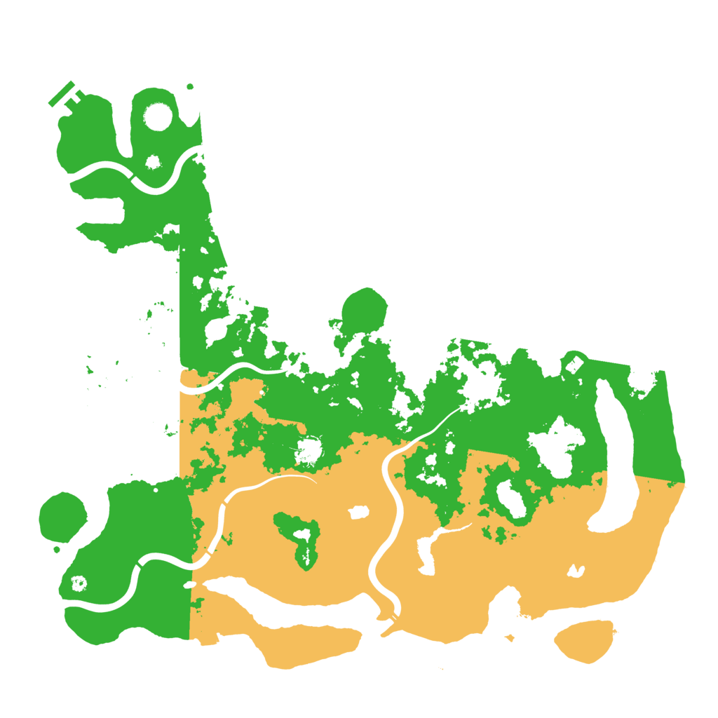 Biome Rust Map: Procedural Map, Size: 4500, Seed: 1325874374