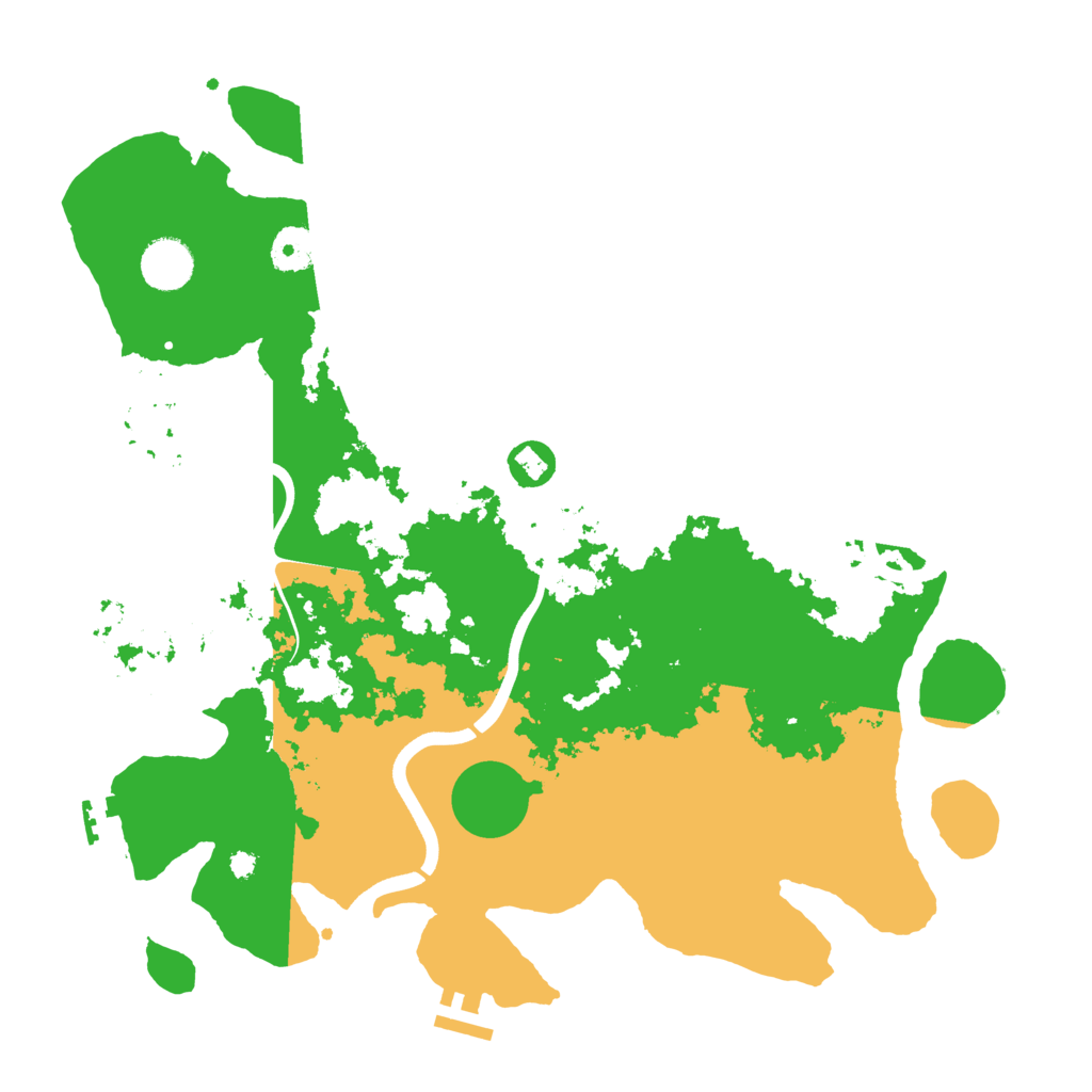Biome Rust Map: Procedural Map, Size: 3750, Seed: 305261611