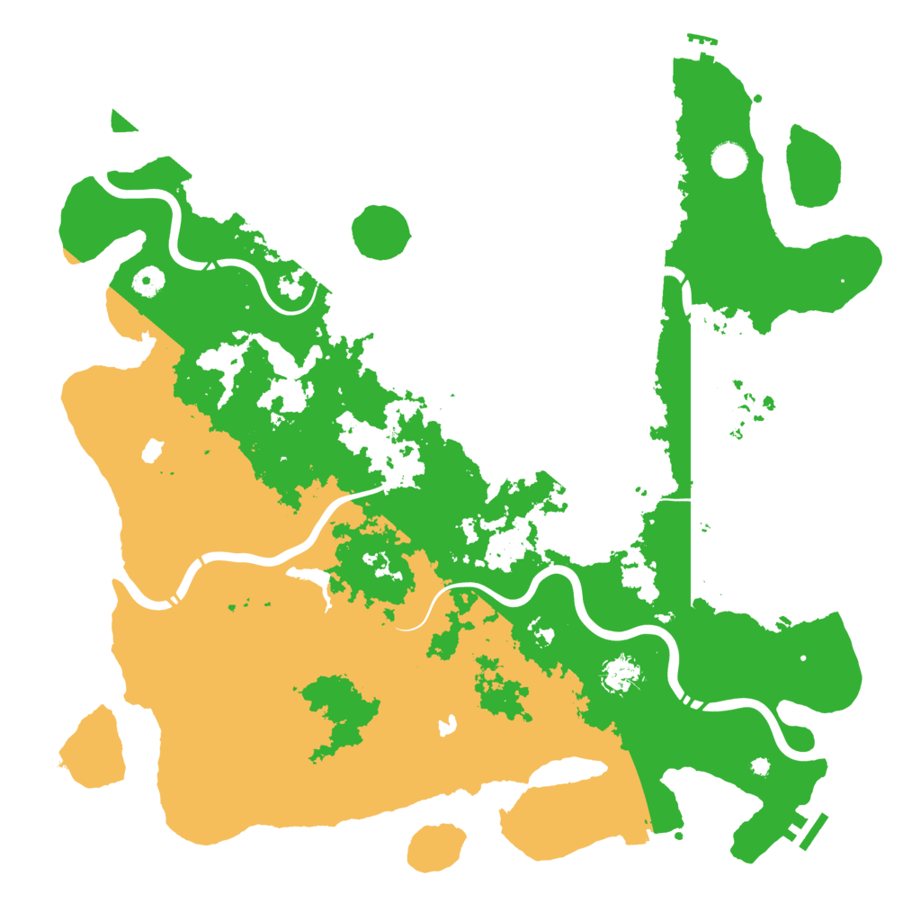 Biome Rust Map: Procedural Map, Size: 4500, Seed: 36549780