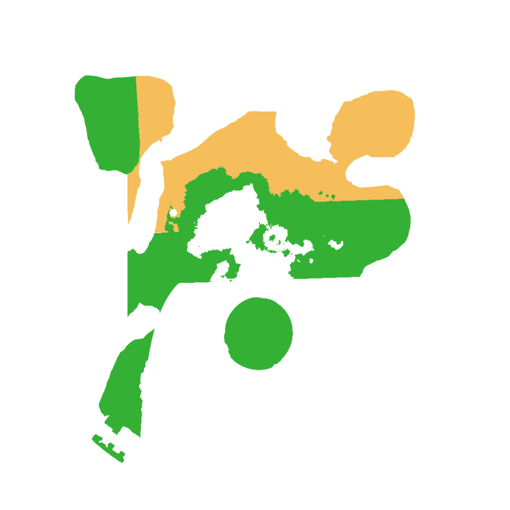 Biome Rust Map: Procedural Map, Size: 2000, Seed: 3141