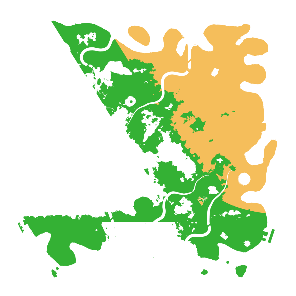 Biome Rust Map: Procedural Map, Size: 4250, Seed: 1344