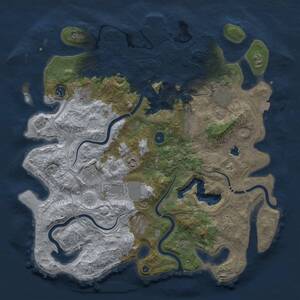 Thumbnail Rust Map: Procedural Map, Size: 4250, Seed: 94351858, 15 Monuments