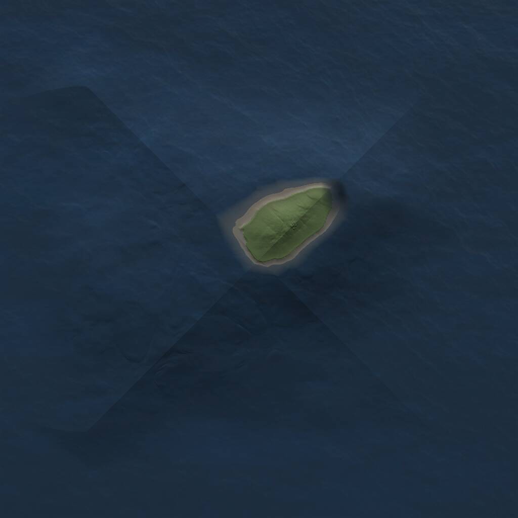 Rust Map: Procedural Map, Size: 1000, Seed: 136639998, 1 Monuments