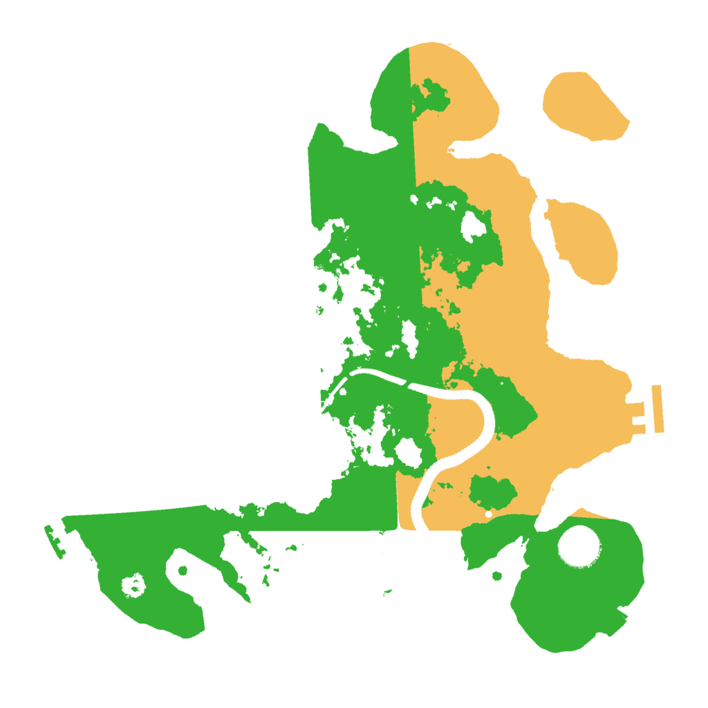 Biome Rust Map: Procedural Map, Size: 3000, Seed: 525252