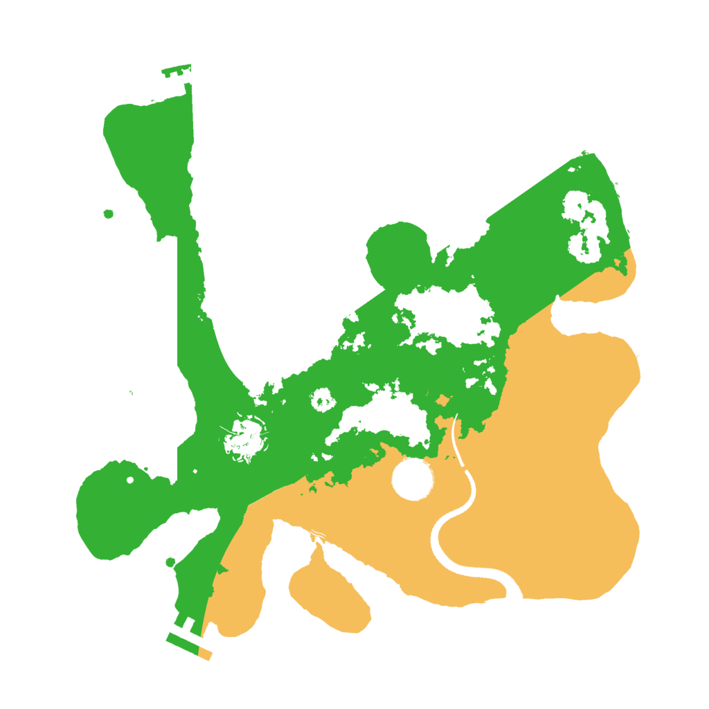 Biome Rust Map: Procedural Map, Size: 3000, Seed: 55139