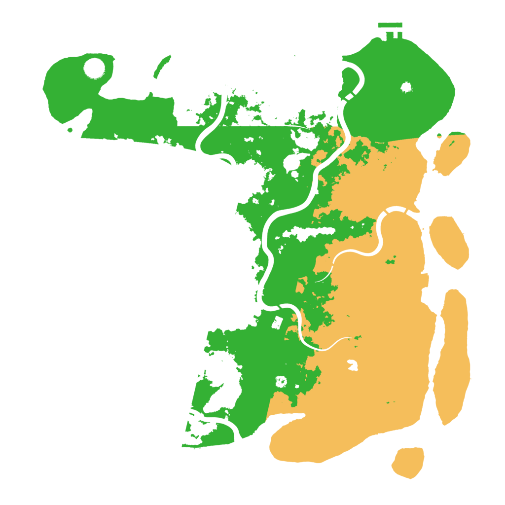 Biome Rust Map: Procedural Map, Size: 4250, Seed: 1436999188