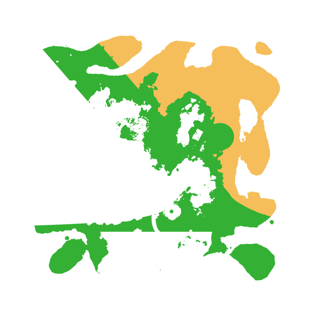 Biome Rust Map: Procedural Map, Size: 3000, Seed: 410824548