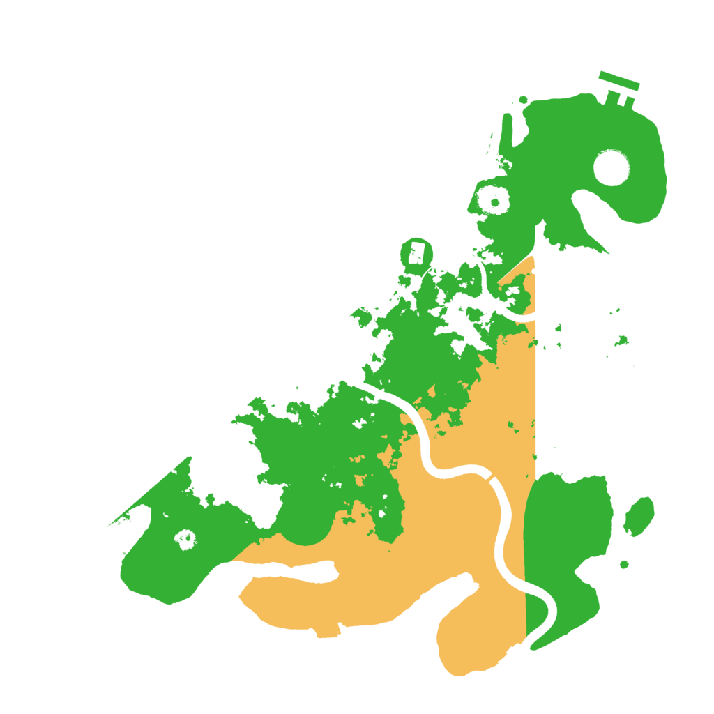 Biome Rust Map: Procedural Map, Size: 3500, Seed: 3678