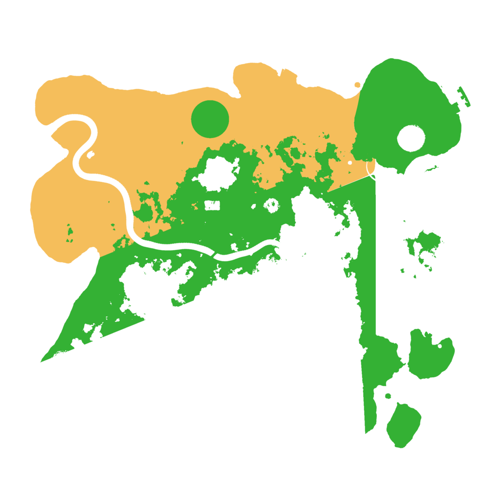 Biome Rust Map: Procedural Map, Size: 3500, Seed: 113384910