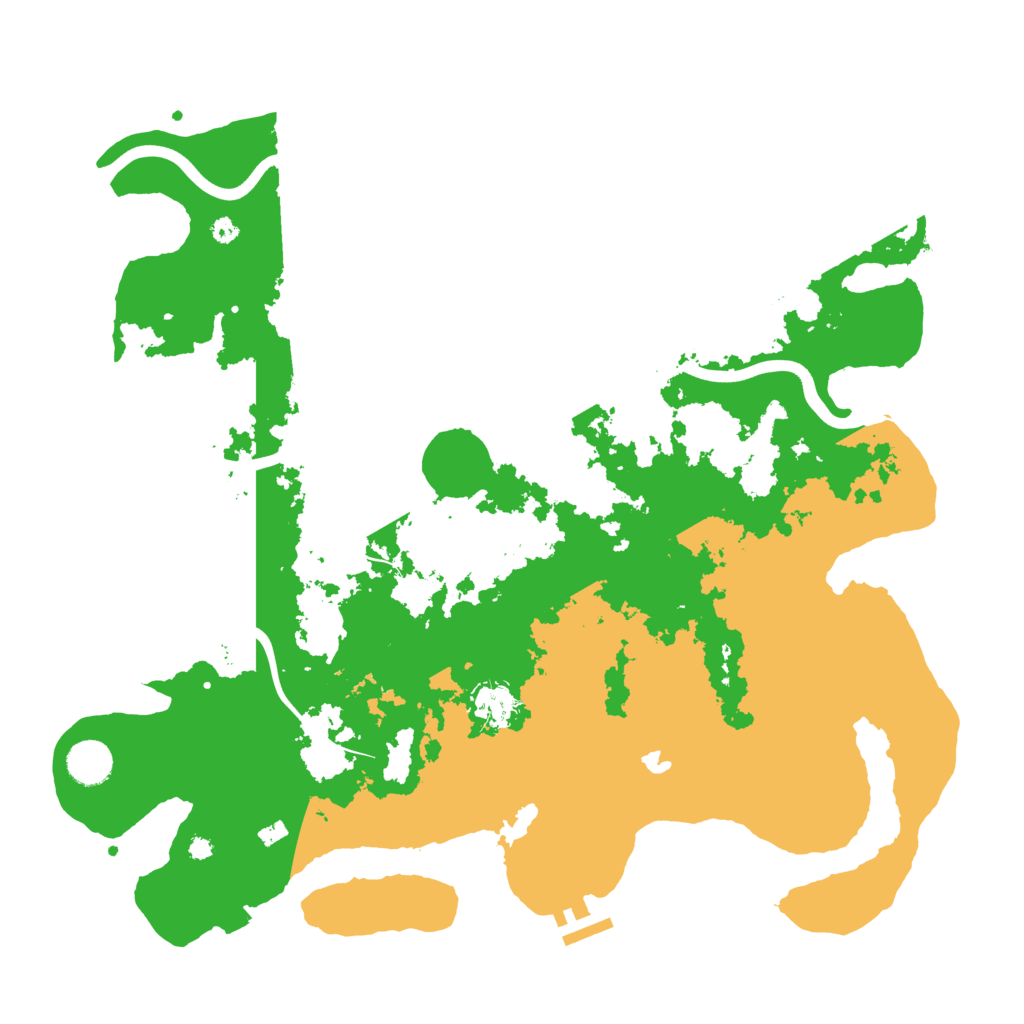 Biome Rust Map: Procedural Map, Size: 4000, Seed: 1186927511