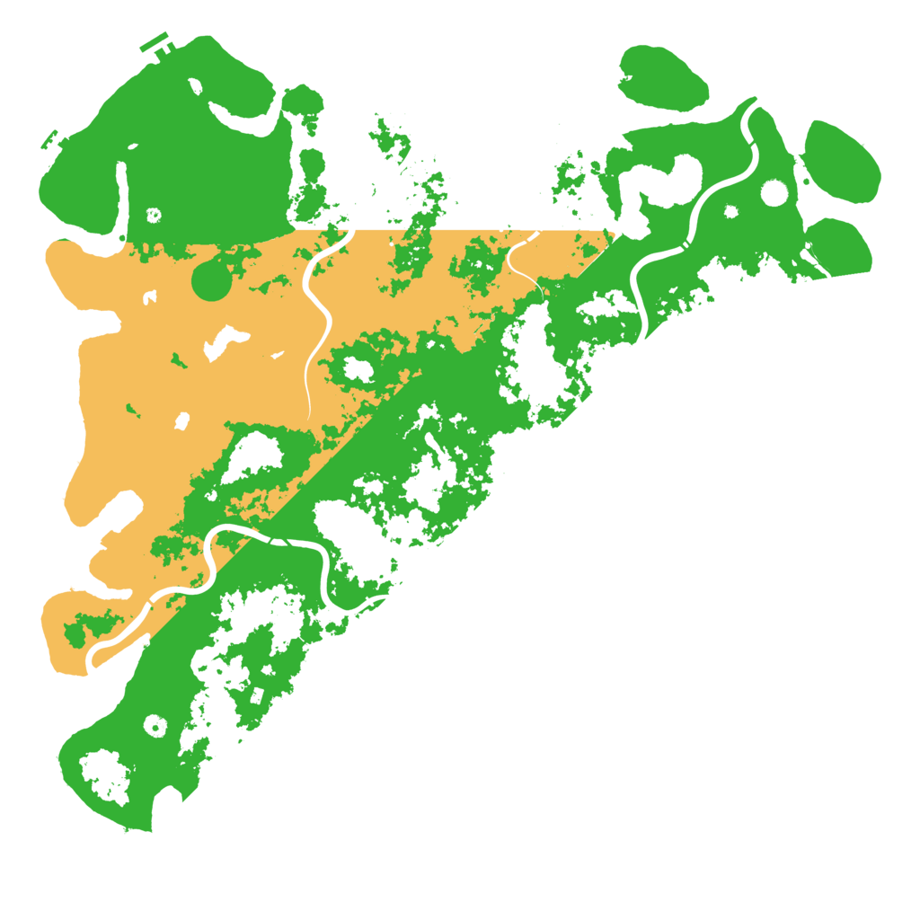 Biome Rust Map: Procedural Map, Size: 6000, Seed: 1412651685