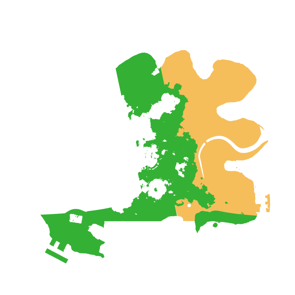 Biome Rust Map: Procedural Map, Size: 2500, Seed: 534874432