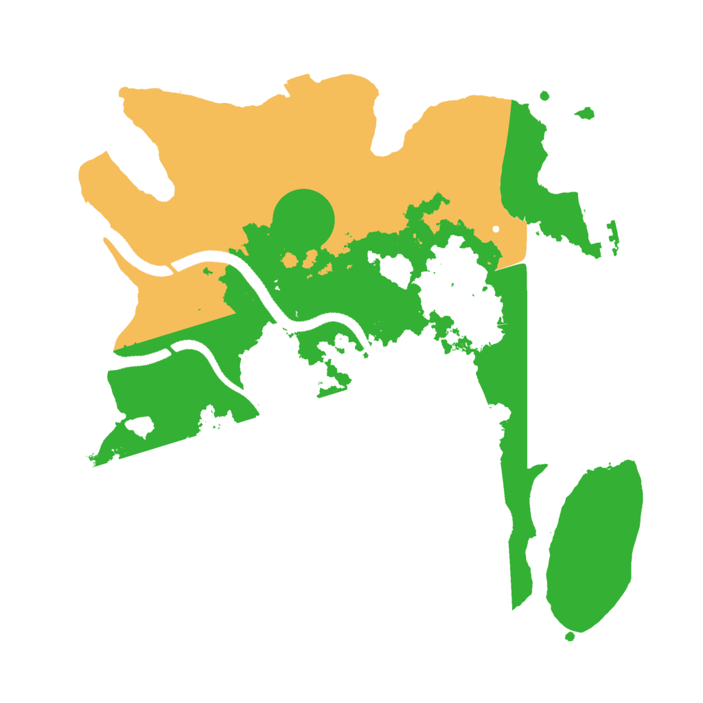 Biome Rust Map: Procedural Map, Size: 3000, Seed: 202844095