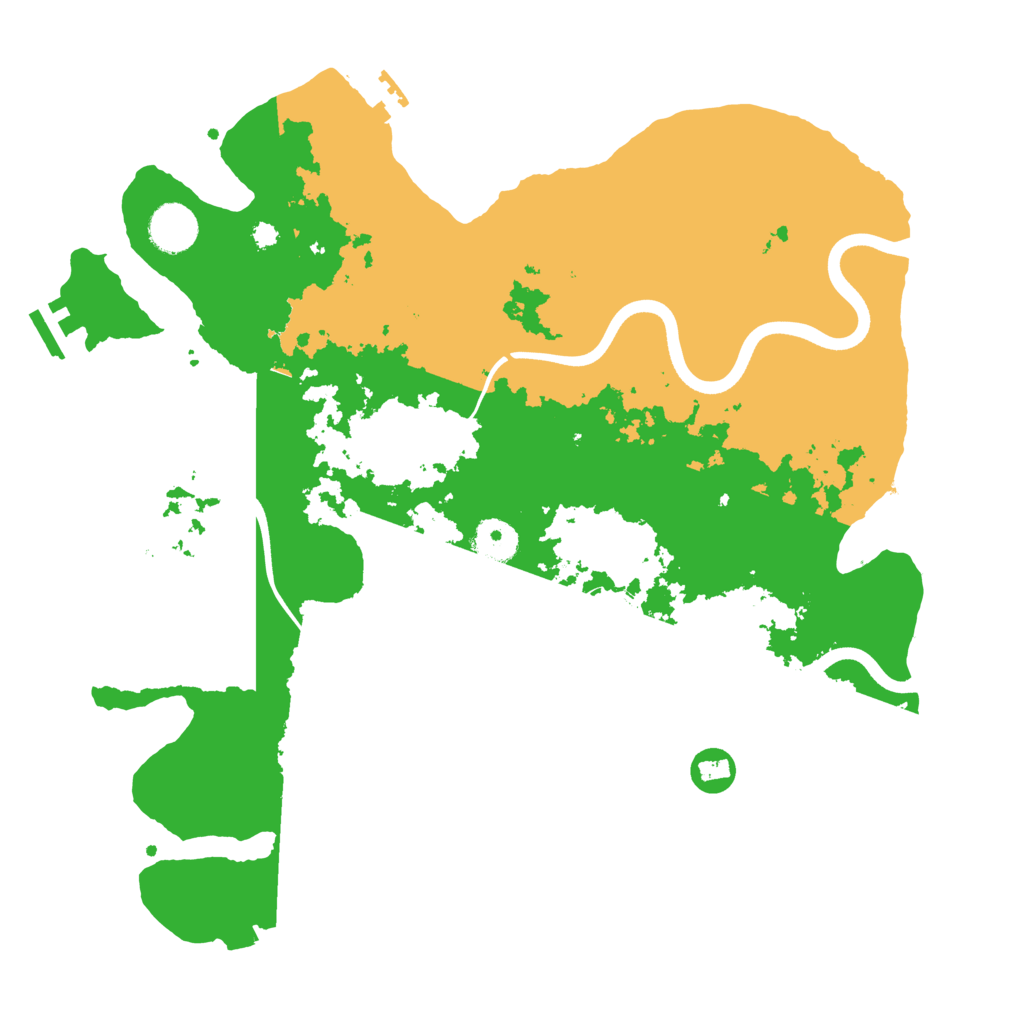 Biome Rust Map: Procedural Map, Size: 3700, Seed: 1521489270