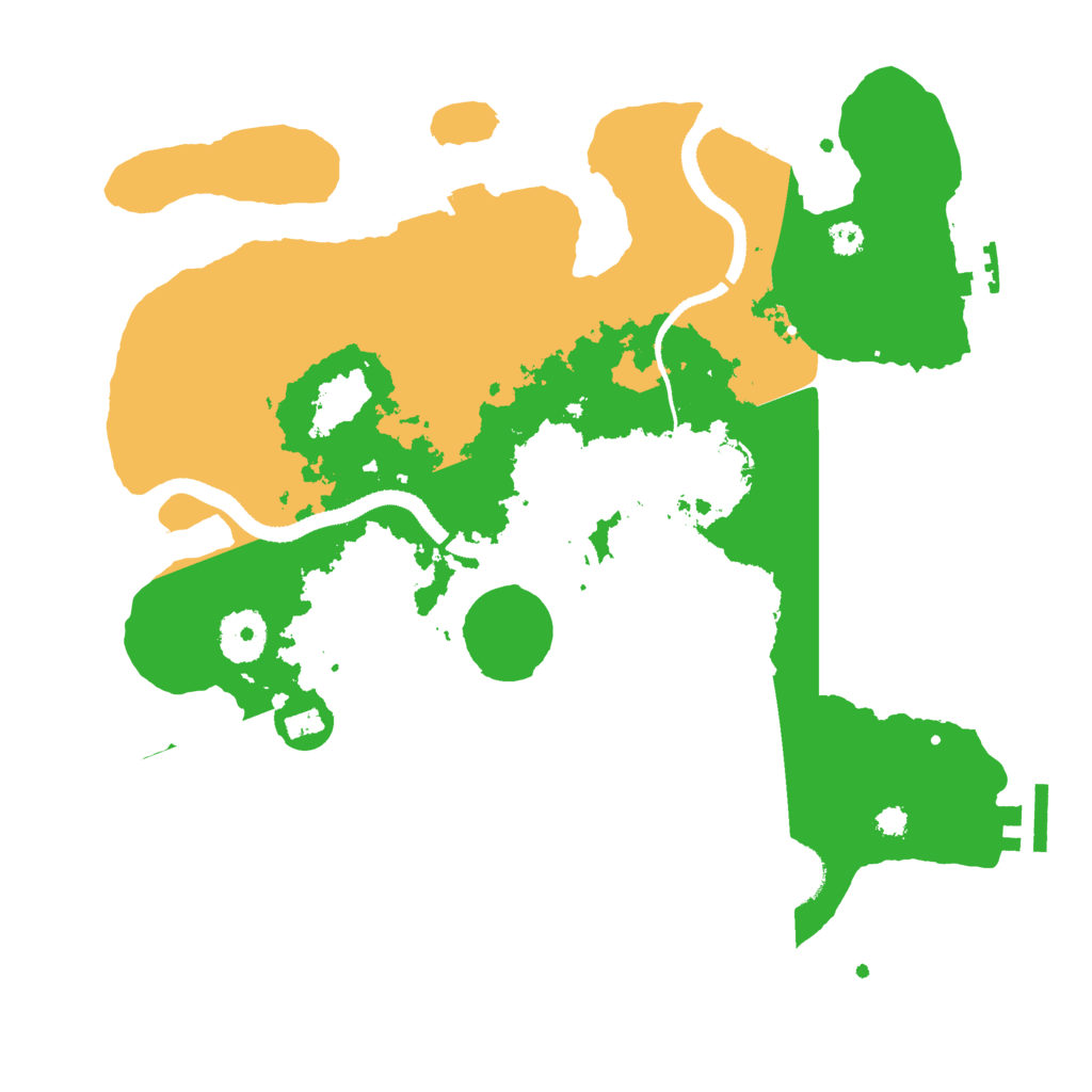 Biome Rust Map: Procedural Map, Size: 3250, Seed: 1199663751